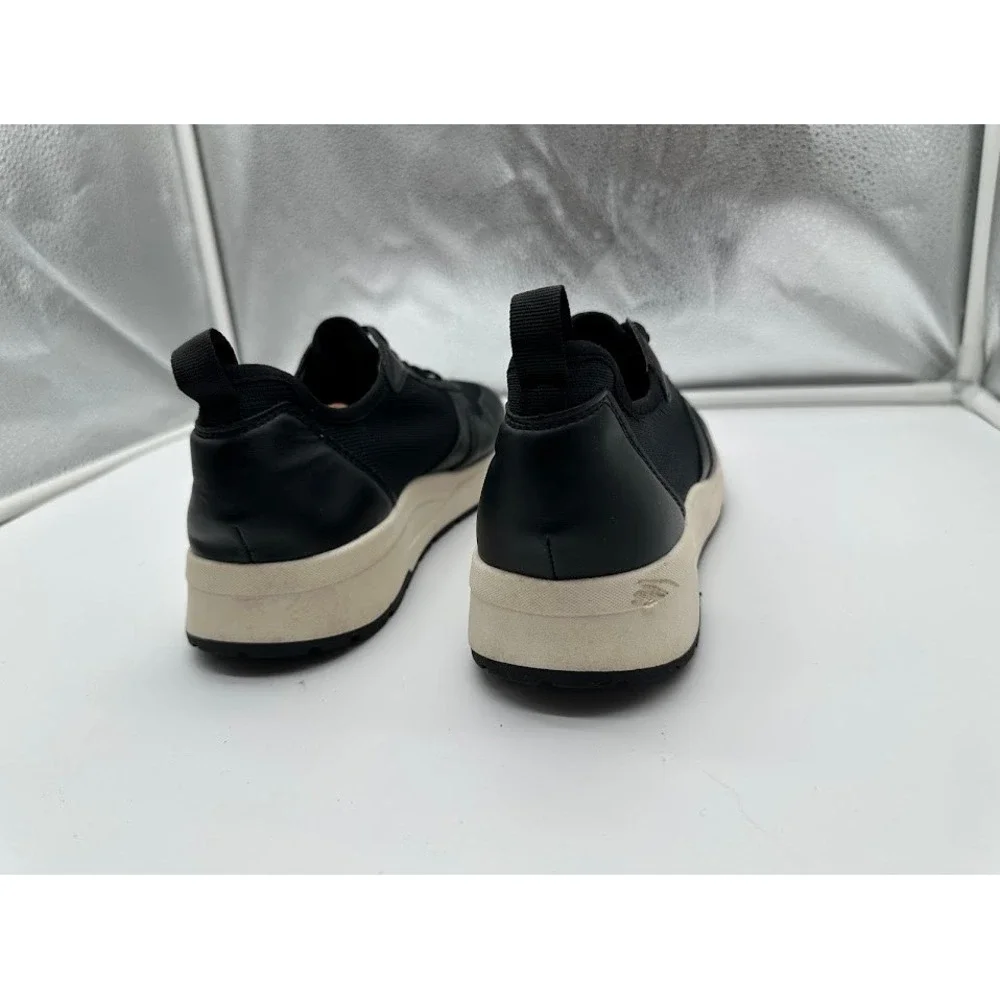 Banana Republic Sustainable Knit Sneakers Black Cream‎ Low Top Mens Size 10 FA22